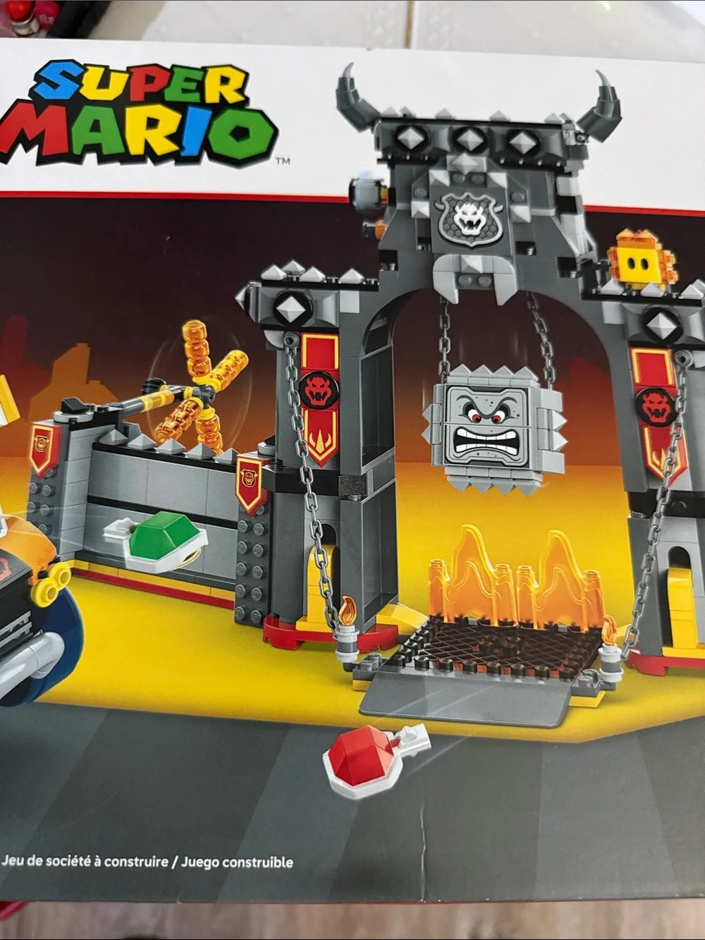 Lego Mario Kart Bowser Castle Showdown – Red, Black, Yellow